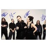 Amaranthe Band Signed photo. JSA Authenticated