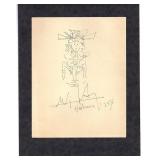 Cuban Artist Wifredo Lam Signed Original Artwork