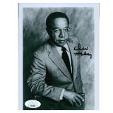 Roots Alex Haley signed photo. JSA Authenticated