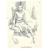 Garth Williams signed drawing