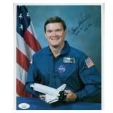 Astronaut Bruce E. Melnick signed photo. JSA...