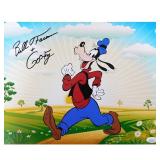 Goofy Bill Farmer signed photo. JSA Authenticated