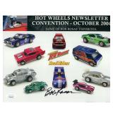 Hot Wheels designer Bob Rosas signed photo. JSA...