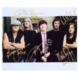 AC/DC facsimile signed promo photo