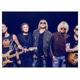 Def Leppard band facsimile signed  photo