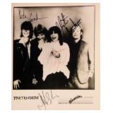 The Pretenders facsimile signed promo photo