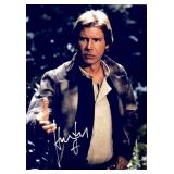 Star Wars Harrison Ford facsimile signed movie...