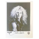 David Lee Roth facsimile signed  photo