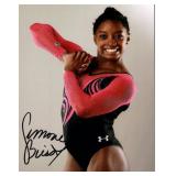 Olympic gymnast Simone Biles facsimile signed...