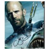 The Meg Jason Statham facsimile signed photo