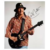 Carlos Santana facsimile signed photo