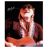 Willie Nelson facsimile signed promo photo
