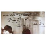 Laurel and Hardy signed movie still photo