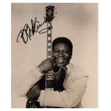 B.B. King facsimile signed promo photo