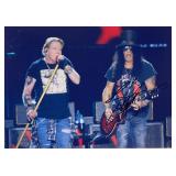 Slash facsimile signed  photo