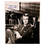 Cary Grant signed portrait photo