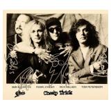 Cheap Trick facsimile signed promo photo