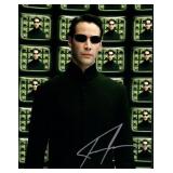 The Matrix Keanu Reeves facsimile signed photo