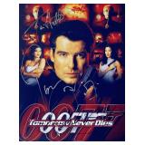 Tomorrow Never Dies cast facsimile signed movie...