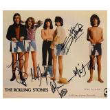 The Rolling Stones facsimile signed promo photo
