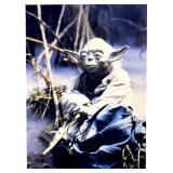 Star Wars Yoda Frank Oz facsimile signed movie...