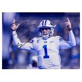 BYU Cougars Zach Wilson facsimile signed photo