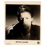 Bryan Adams facsimile signed promo photo