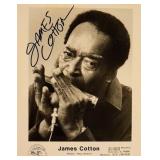 James Cotton facsimile signed promo photo
