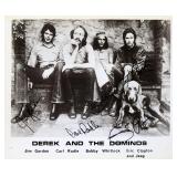 Derek And The Dominos facsimile signed photo