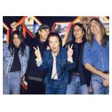 AC/DC Angus Young facsimile signed  photo