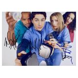 Scrubs cast facsimile signed photo