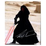 Star Wars Darth Maul Ray Park facsimile signed...
