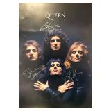 Queen band facsimile signed  photo