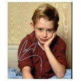 Home Alone Macaulay Culkin facsimile signed photo