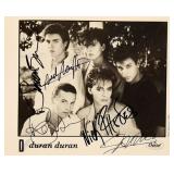 Duran Duran facsimile signed promo photo