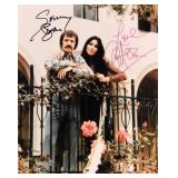 Sonny & Cher facsimile signed promo photo