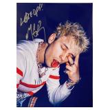 Machine Gun Kelly facsimile signed  photo