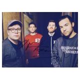 Fall Out Boy band facsimile signed  photo
