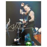 Metallica James Hetfield signed photo