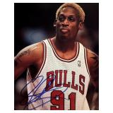 Chicago Bulls Dennis Rodman signed photo