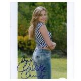 Actress Charlotte Church signed photo. JSA...
