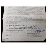 The Merry Widow Maurice Chevalier Signed Typed...