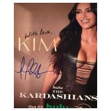 Kim Kardashian signed photo