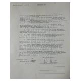 Comedian Red Skelton signed contract