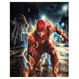 The Flash Ezra Miller signed photo