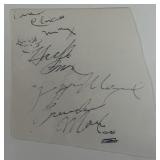 Marx Brothers signed slip