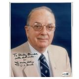 North Carolina Senator Jesse Helms Signed Photo