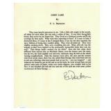 Loon Lake E.L. Doctorow  Signed Souvenir...