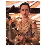 Star Wars Daisy Ridley signed movie photo