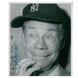 Comic Actor Joe E. Brown Signed Photo